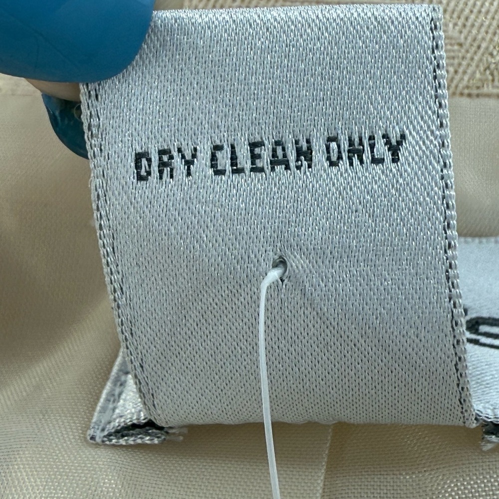 Chico’s Belle Amour Odette Metallic Gold Jacquard Blazer Jacket NWT Sz 1 = M - Picture 5 of 11